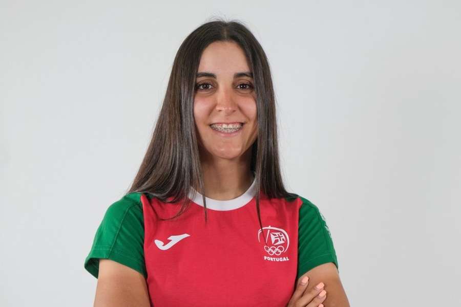Raquel Queirós com as cores de Portugal