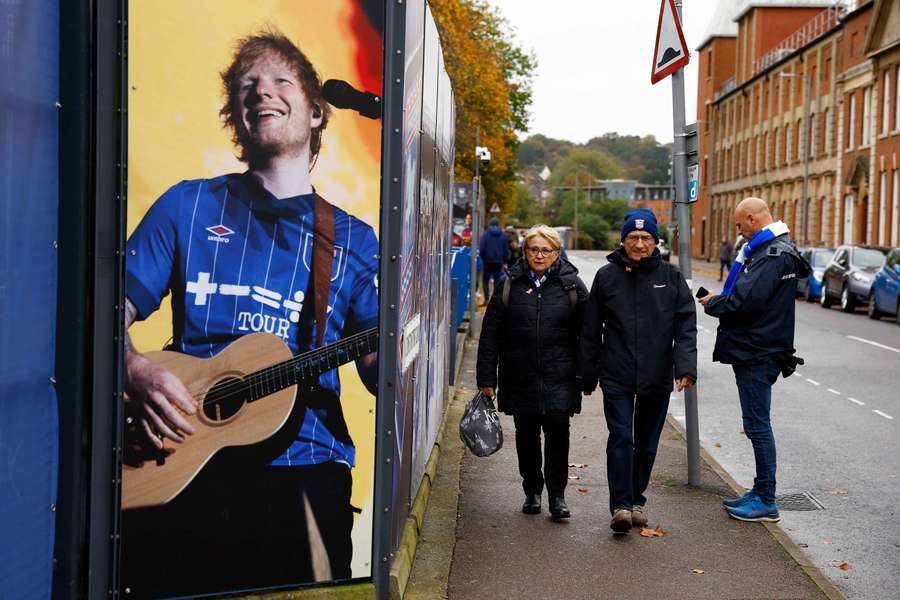 Ed Sheeran purchased a minority stake in Ipswich Town back in August