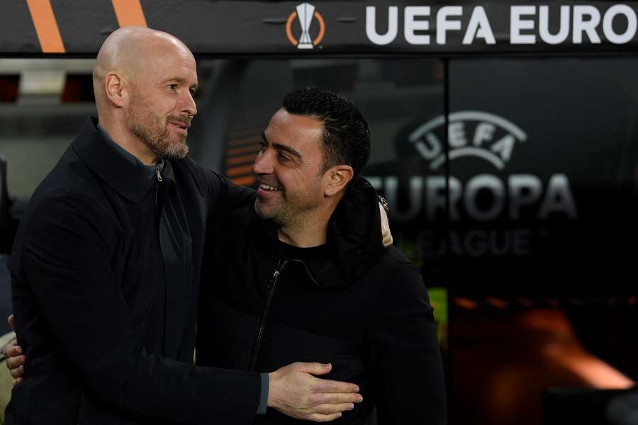 Ten Hag și Xavi s-au felicitat după meci