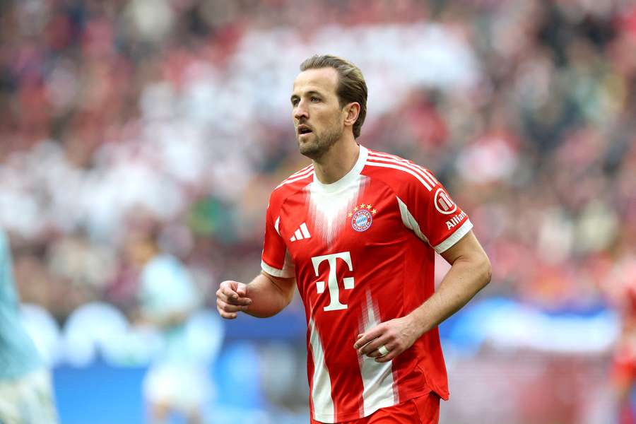 Harry Kane avec le Bayern Munich le 21 mars.