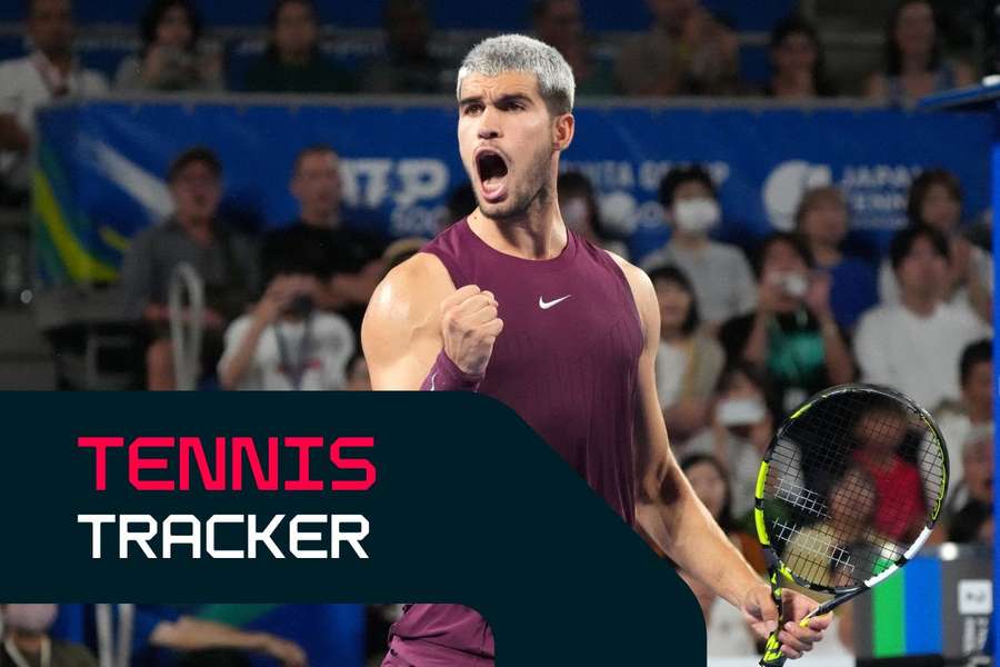 Carlos Alcaraz is through in Tokyo