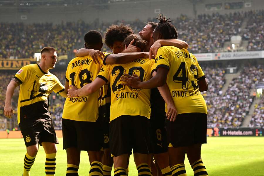BVB fejrede en 2-1 sejr i Mönchengladbach i lørdags.