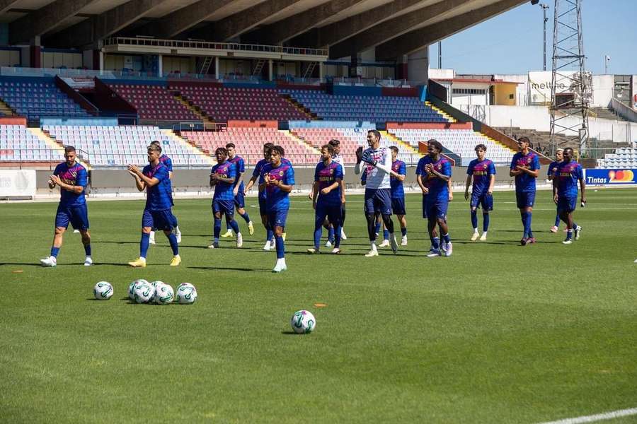 Chaves fez teste no Estádio Municipal Engenheiro Manuel Branco Teixeira