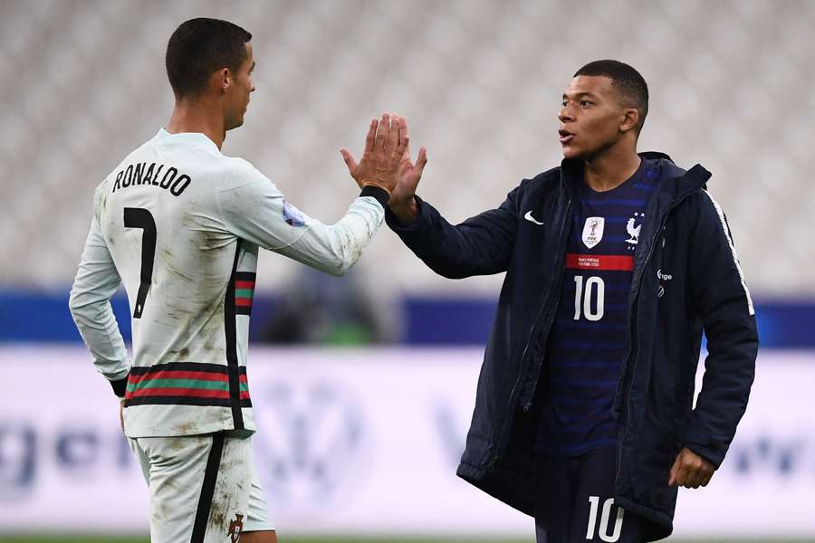 Francia y Portugal reeditarán la final de 2016 con Mbappé y Ronaldo bajo el foco blanco