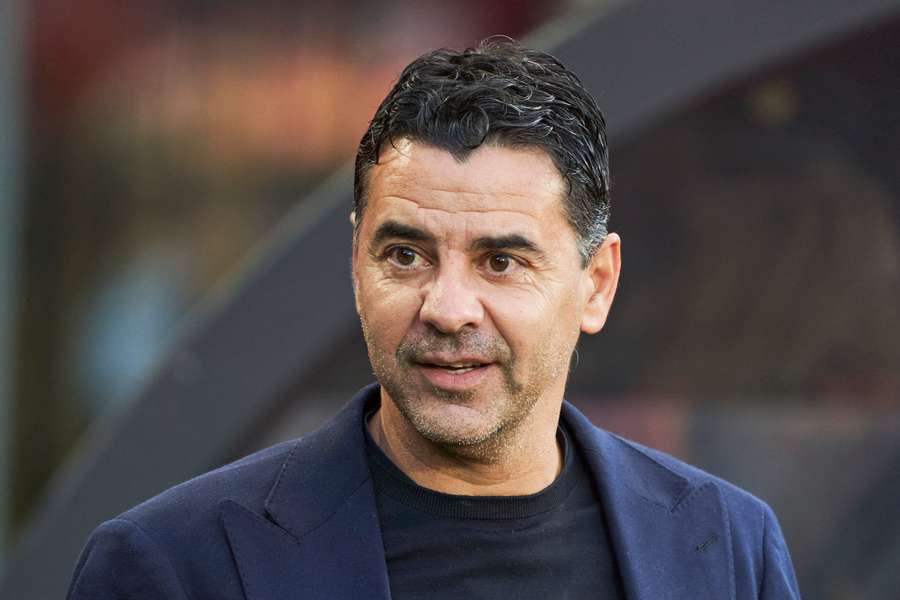 Míchel, del Girona, vio cómo su equipo volvía a la senda de la victoria