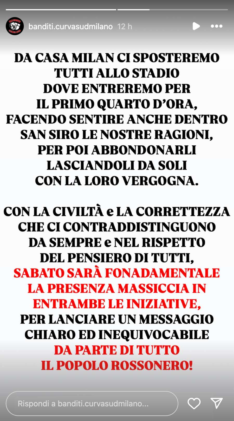 Mesajul din Curva Sud