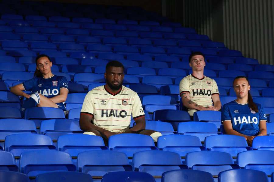 Ipswich home and away kit Ipswich home and away kit