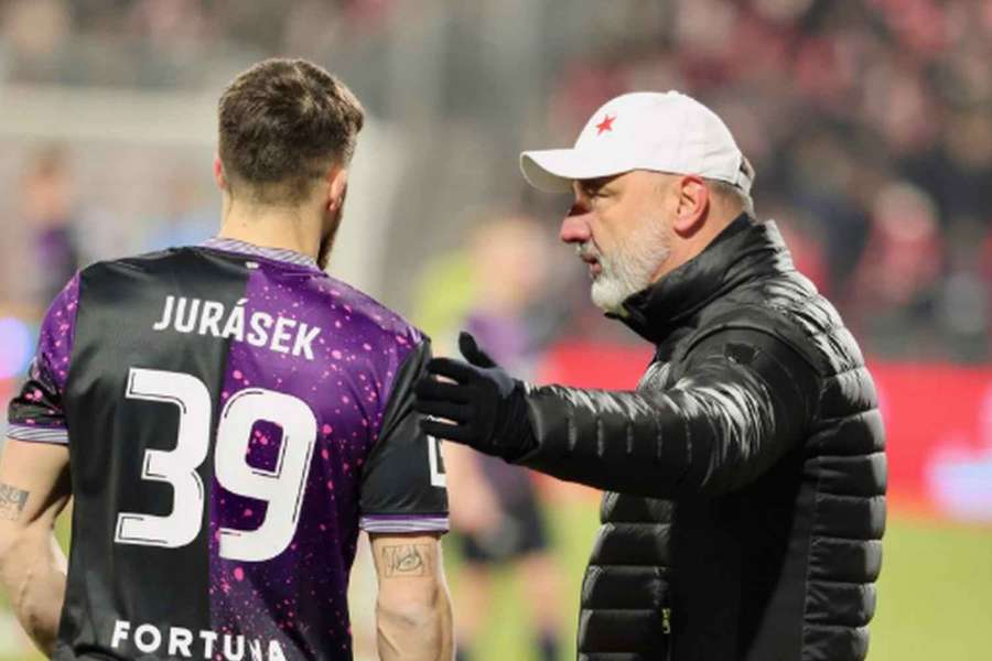 Trenér pražské Slavie Jindřich Trpišovský