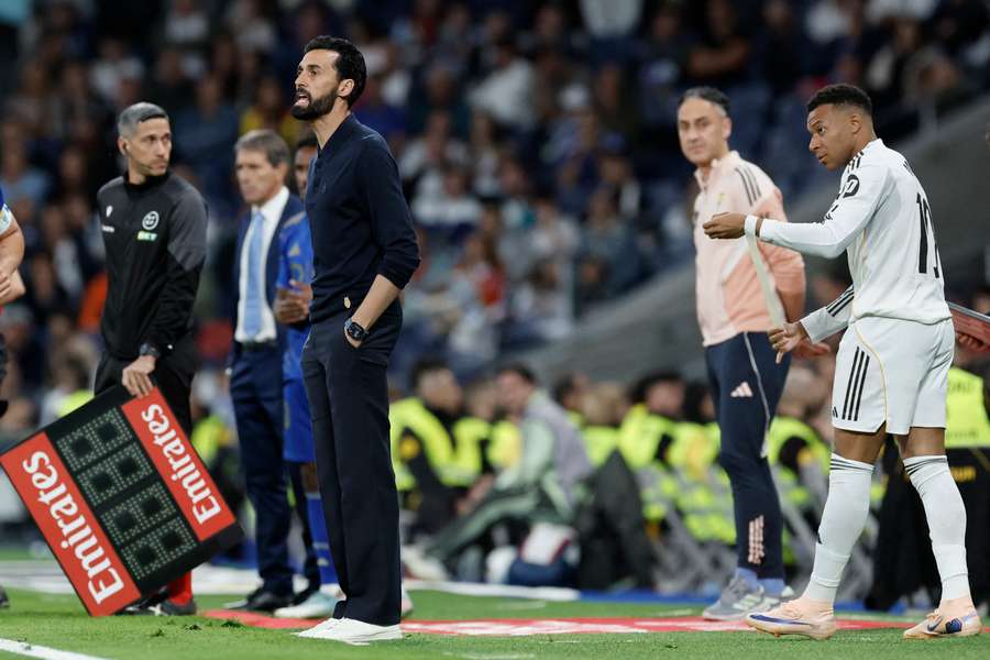 Arbeloa i Mbappé w czwartek wieczorem. Arbeloa i Mbappé w czwartek wieczorem.