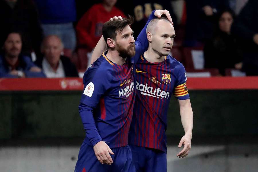 Messi e Iniesta ai tempi del Barcellona