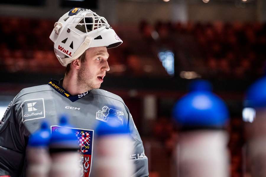 Bednář na reprezentačním tréninku.