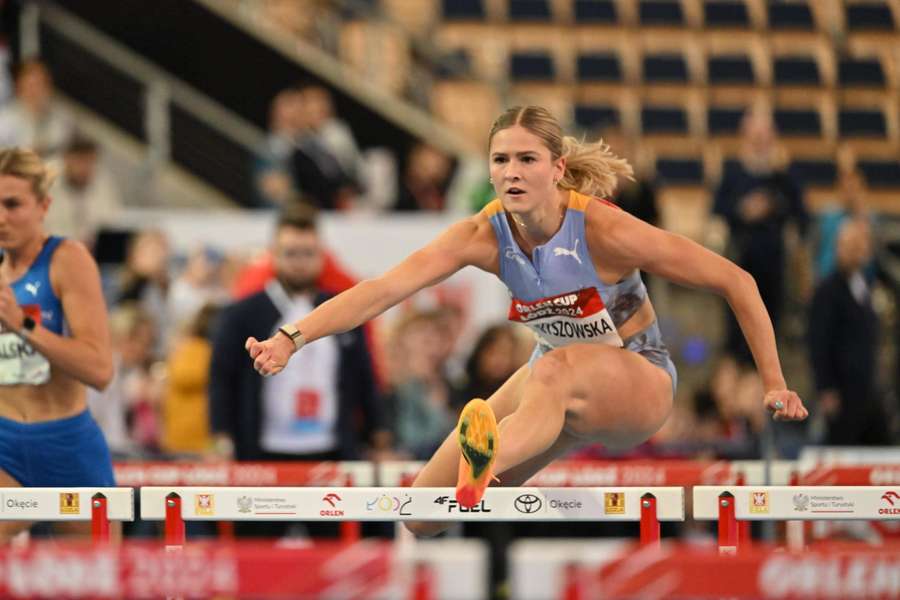 Pia Skrzyszowska trzecia w biegu na 100 m ppł podczas Diamentowej Ligi w Dausze