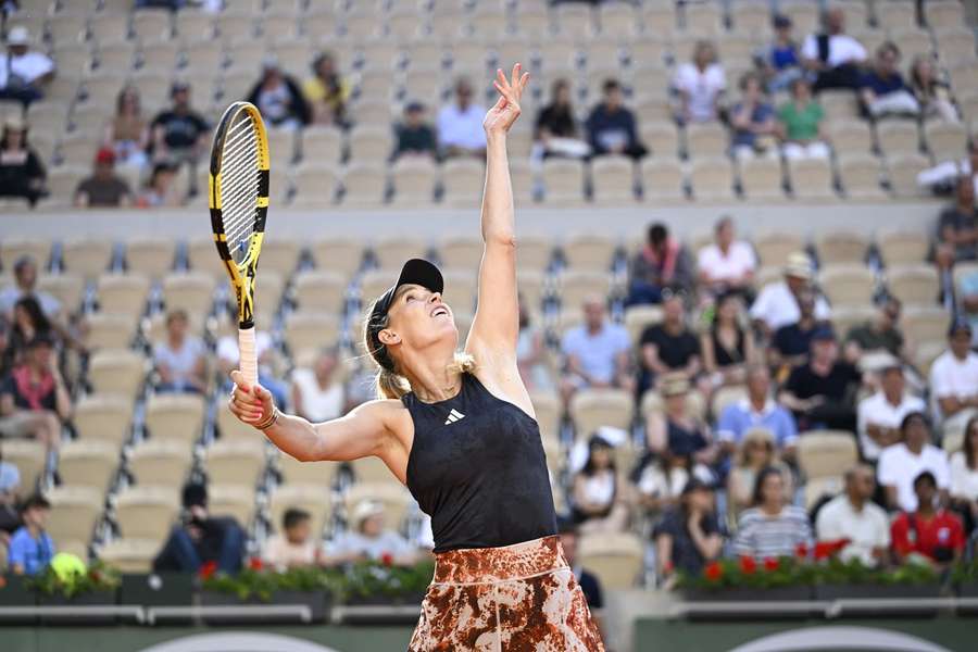 Wozniacki à Roland-Garros.