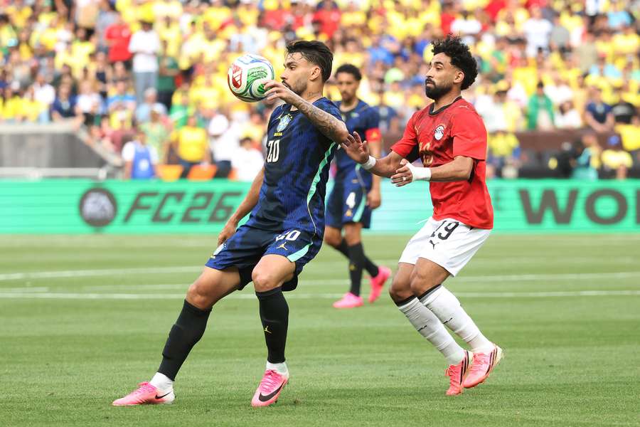 Paquetá em ação contra o Egito Paquetá em ação contra o Egito