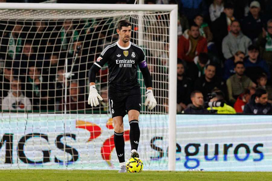 Courtois is set to miss Madrid's Champions League clash