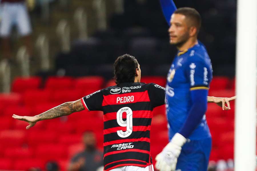 O gol de Pedro foi a única nota positiva do Flamengo