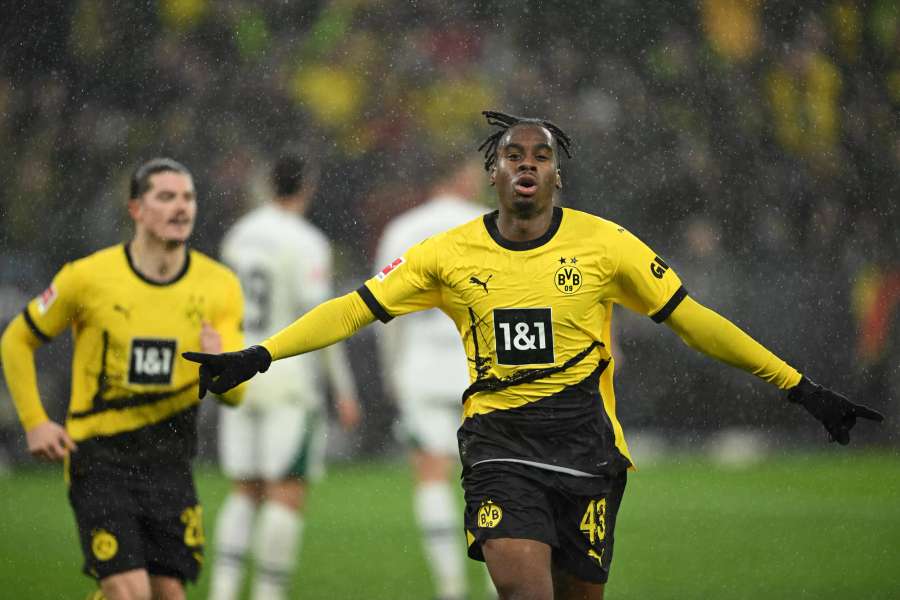 Borussia Dortmund forward Jamie Bynoe-Gittens has developed a habit of scoring crucial goals