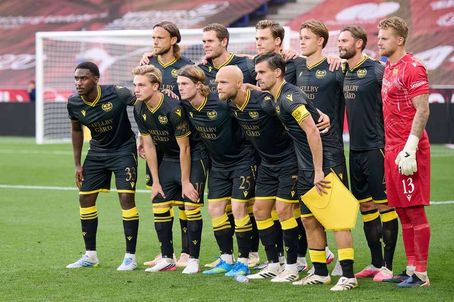 The Mjallby ahead of their UEL play-off second leg vs Salzburg The Mjallby ahead of their UEL play-off second leg vs Salzburg