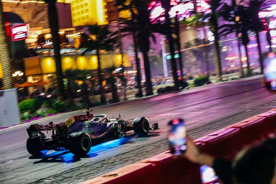 Burning rubber and neon lights as F1 hypes up future Vegas Grand Prix