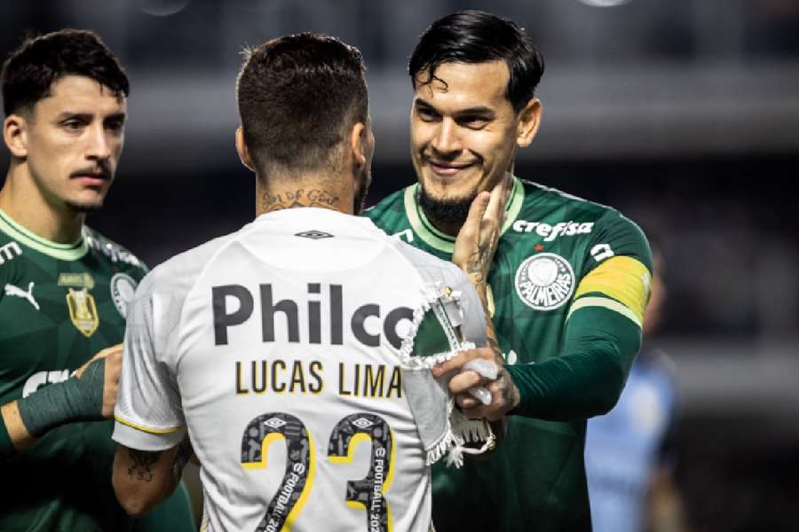 Palmeiras e Santos disputam o segundo jogo da final este domingo
