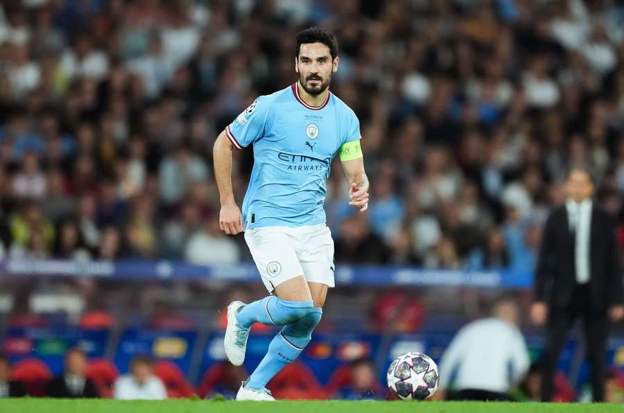 Gundogan in de Champions League-finale 2023 tegen Internazionale