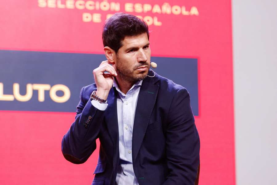 Albert Luque, during his time as sporting director at the RFEF Albert Luque, during his time as sporting director at the RFEF
