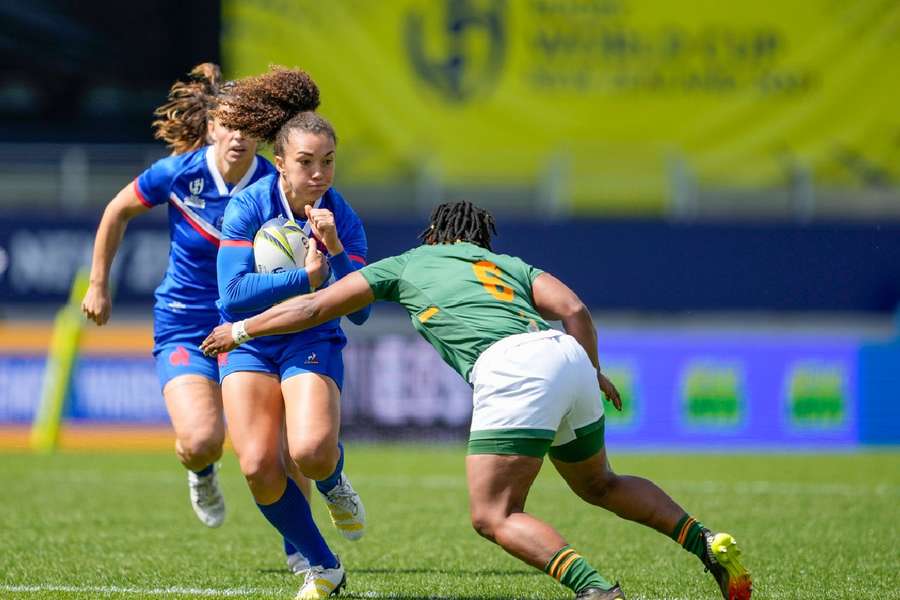 Caroline Drouin contre l'Afrique du Sud