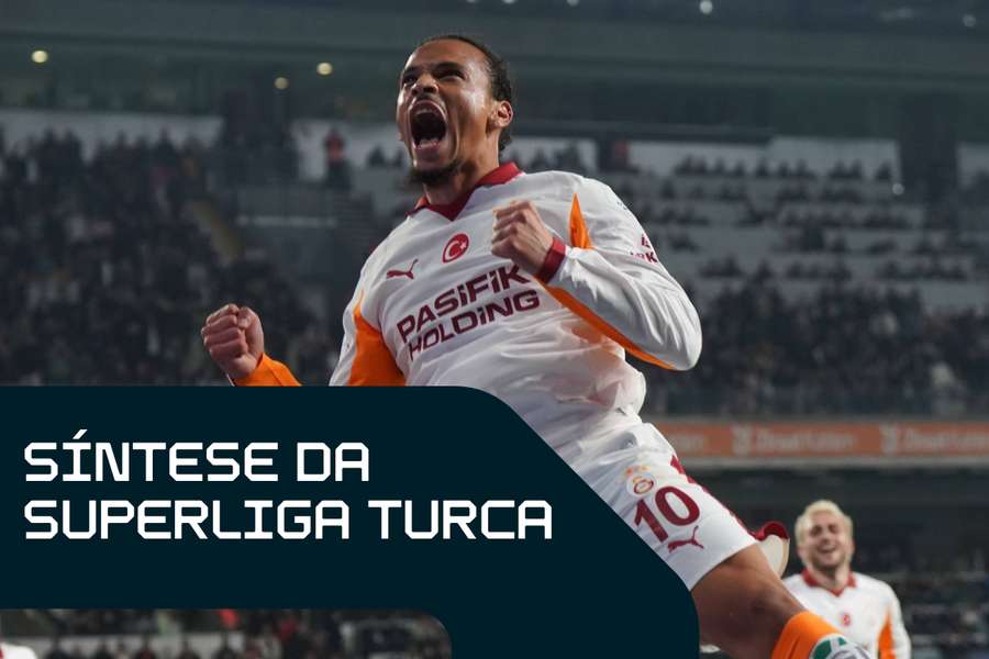 Leroy Sane bisou pelo Galatasaray frente ao Istanbul Basaksehir Leroy Sane bisou pelo Galatasaray frente ao Istanbul Basaksehir