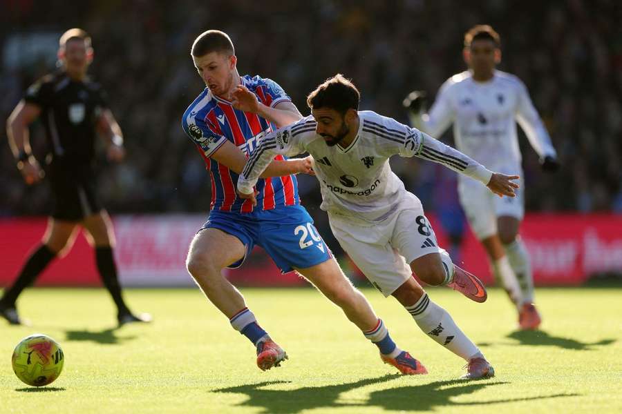 Ujęcie z meczu Crystal Palace – Manchester United