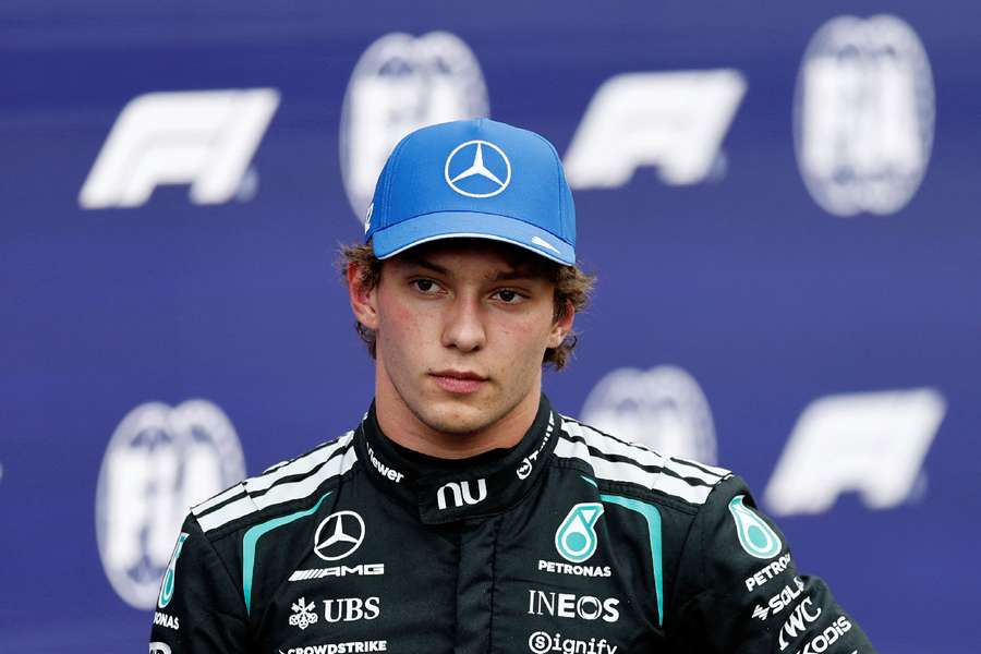 Kimi Antonelli after the race