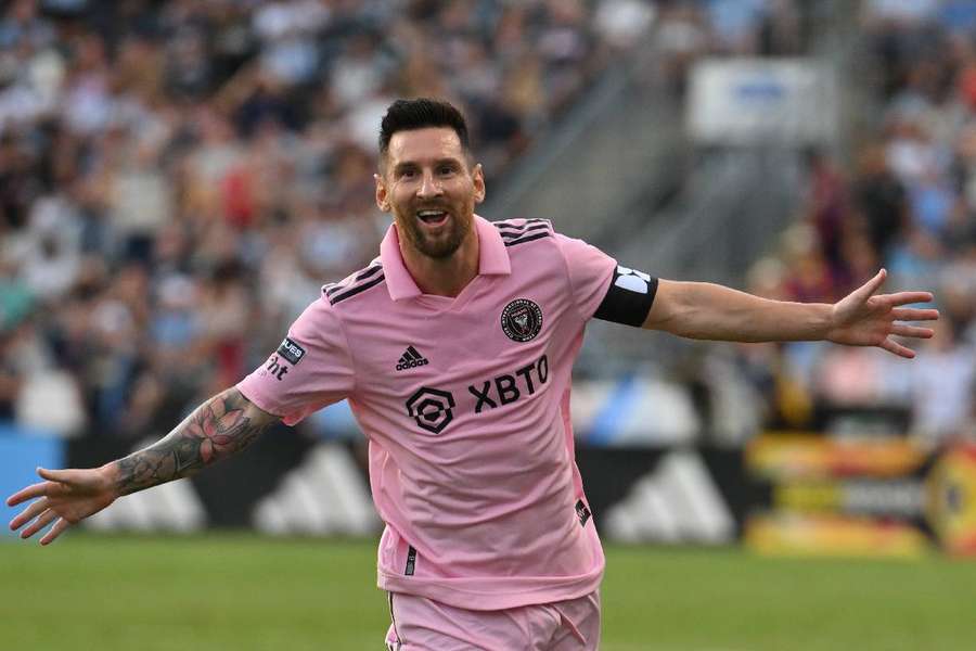 Messi já marcou nove gols em seis jogos pelo Inter Miami