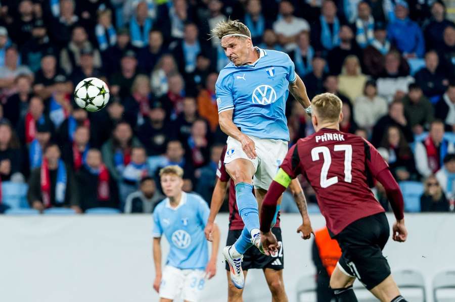 Malmö Spartě v prvním zápase 4. předkola Ligy mistrů nedalo ani gól. 