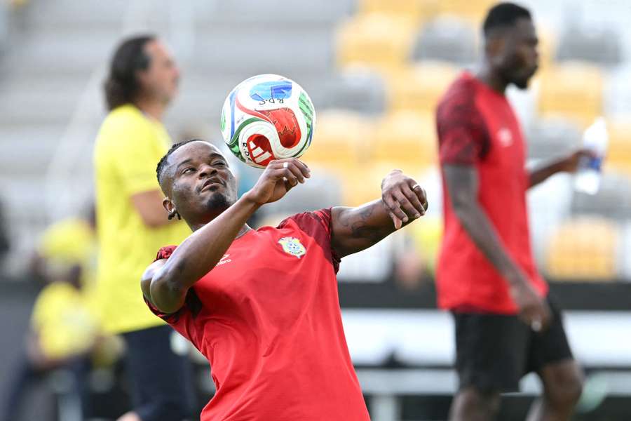 DR Congo held an open training session in Houston on Friday DR Congo held an open training session in Houston on Friday