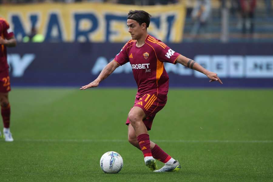 Paulo Dybala în acțiune pentru Roma
