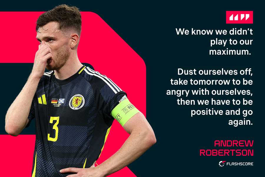 Andy Robertson's comments after the match