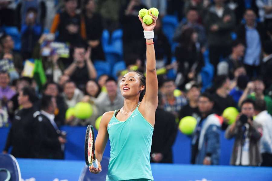 Qinwen Zheng staat voor de vierde keer in haar carrière in een WTA-finale