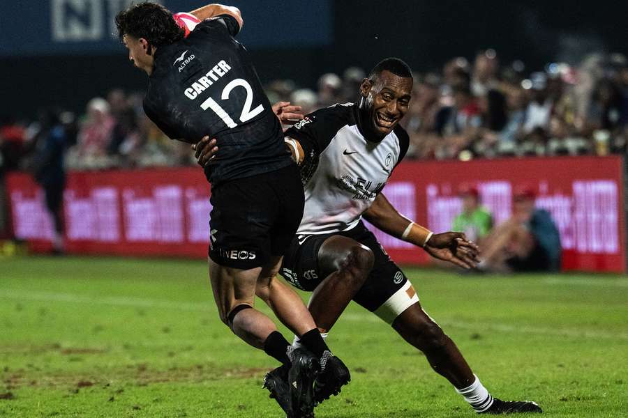 Fiji were beaten by New Zealand in the quarter-finals of the Hong Kong Sevens