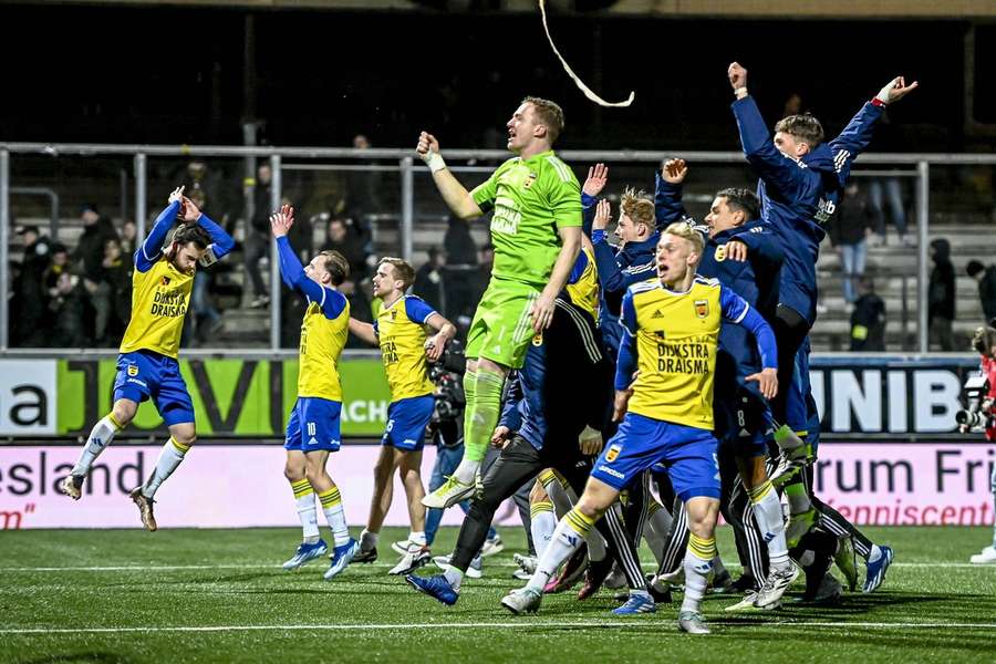 SC Cambuur op roze wolk richting thuiswedstrijd tegen VVV-Venlo