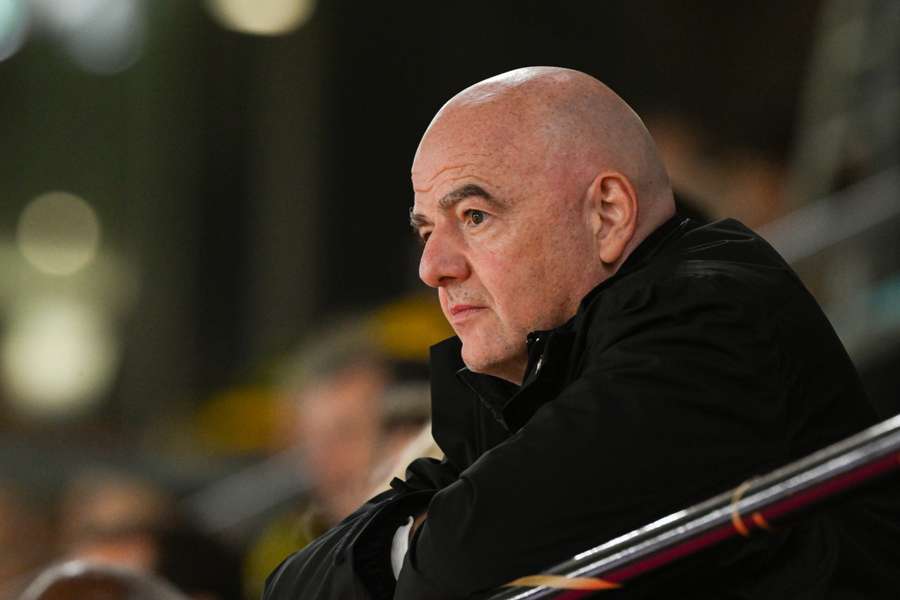 Infantino watches on at the Women's World Cup