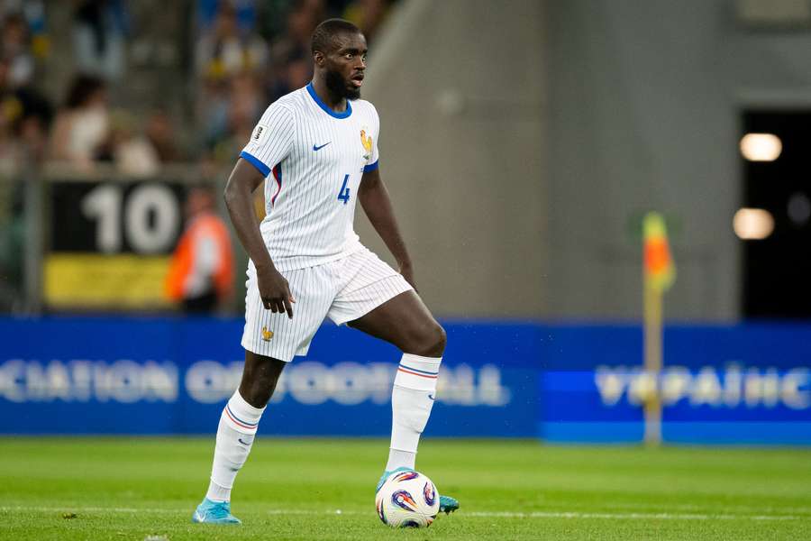 Dayot Upamecano contre l'Ukraine.