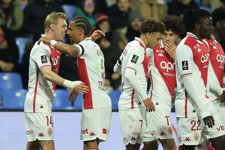 Monaco celebrate Kehrer's opener