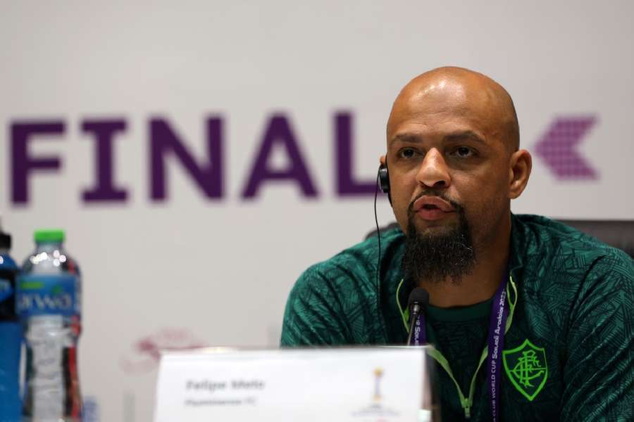 Felipe Melo durante conferência de imprensa de antevisão à final do Mundial de Clubes