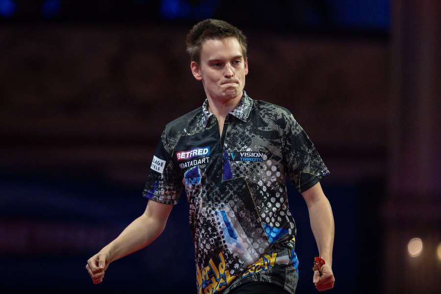 Ricardo Pietreczko beim World Matchplay.