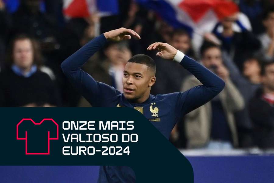 Kylian Mbappé, reforço do Real Madrid, é o jogador mais valioso do Euro-2024