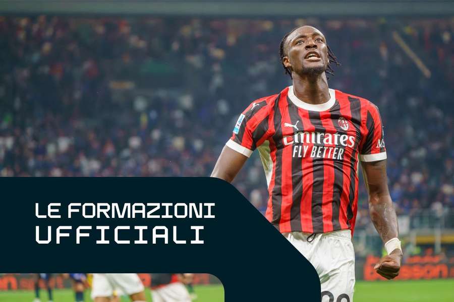 Tammy Abraham esulta nel derby contro l'Inter