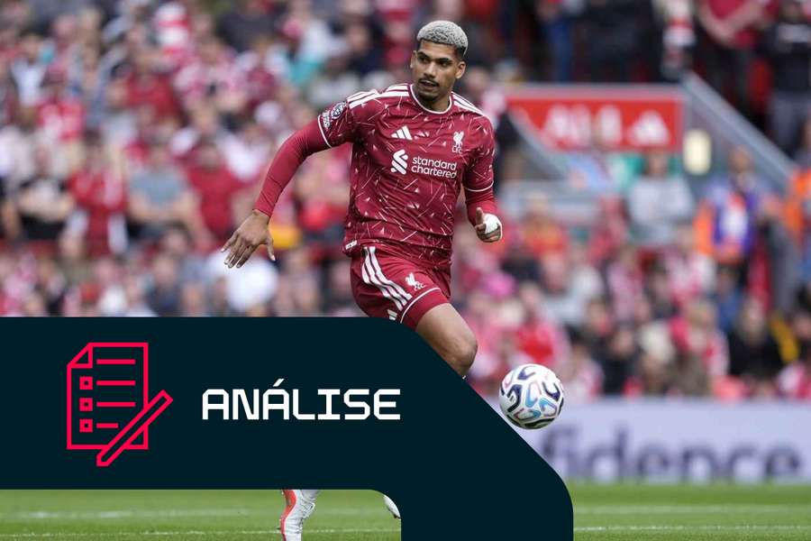 Ronald Araújo, do Liverpool, durante um jogo da Premier League em Anfield Ronald Araújo, do Liverpool, durante um jogo da Premier League em Anfield