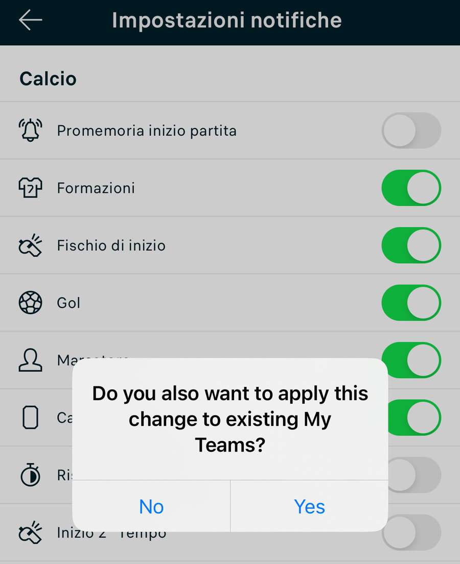 Notifiche personalizzate. Notifiche personalizzate.