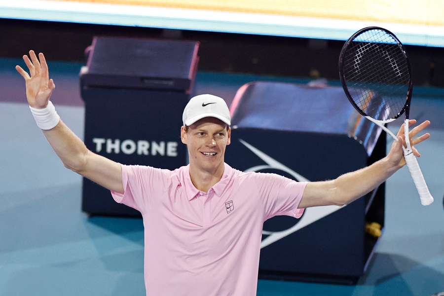 Sinner está muito perto de completar o Sunshine Double Sinner está muito perto de completar o Sunshine Double