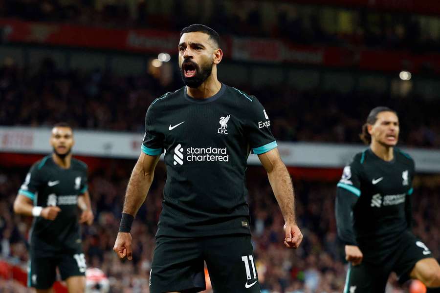 Salah marcou 163 golos na Premier League