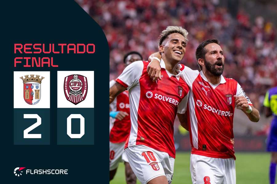 Zalazar fez os dois golos do SC Braga